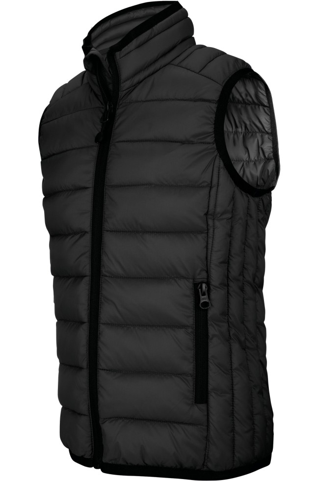 doudoune enfant sans manches noir