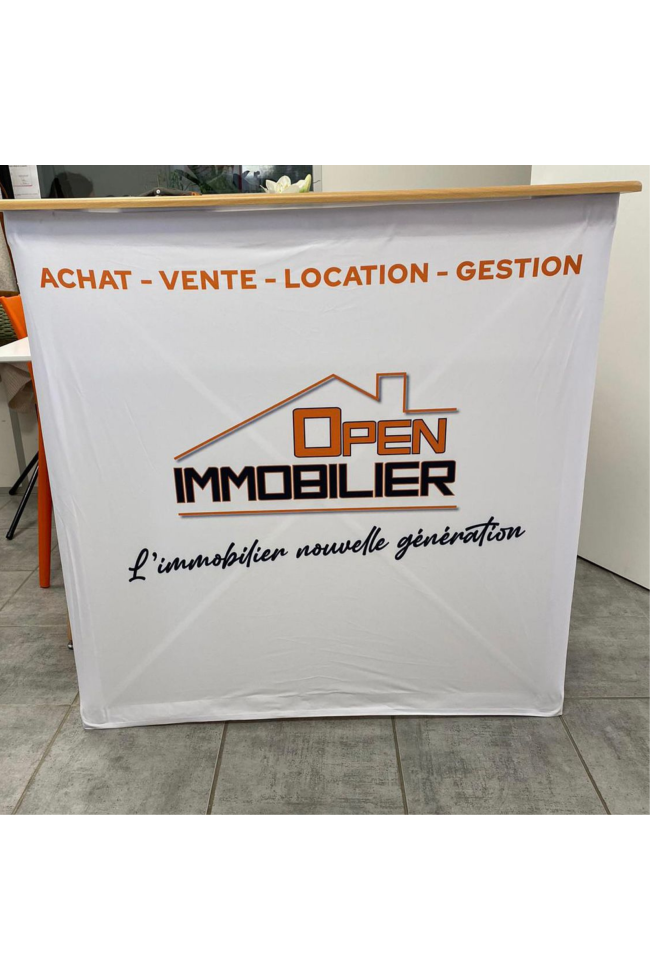 Comptoir d'accueil, personnalisation, normes anti feu