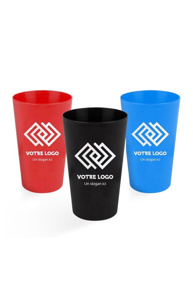 Gobelets de couleurs graduée 100% personnalisable
