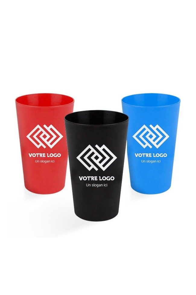 Gobelets de couleurs graduée 100% personnalisable