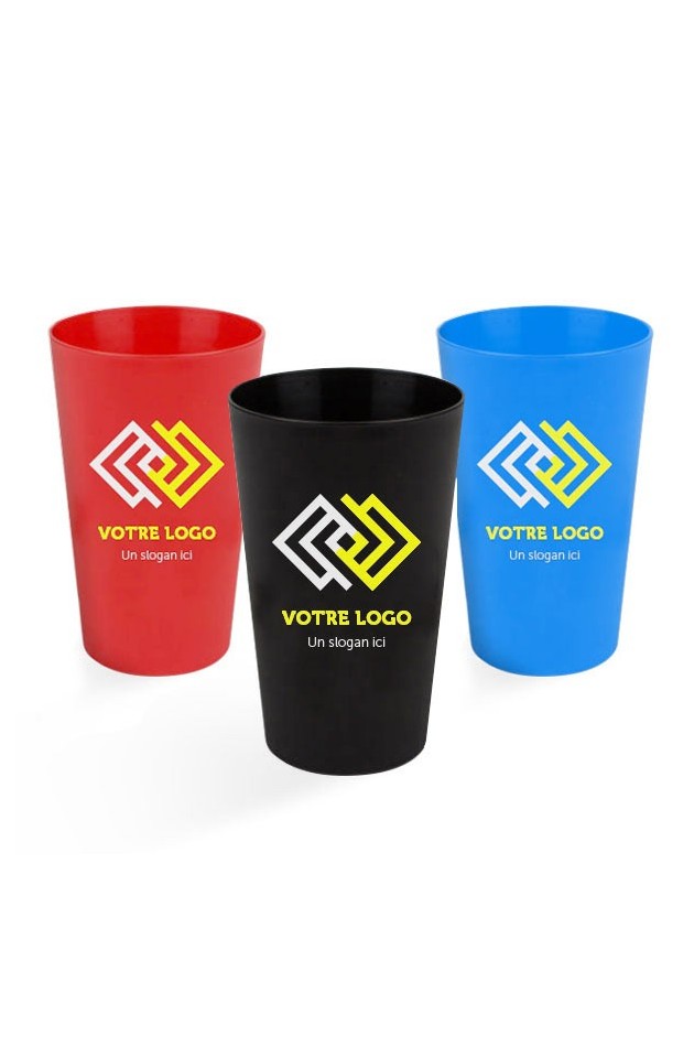 Gobelets de couleurs graduée 100% personnalisable