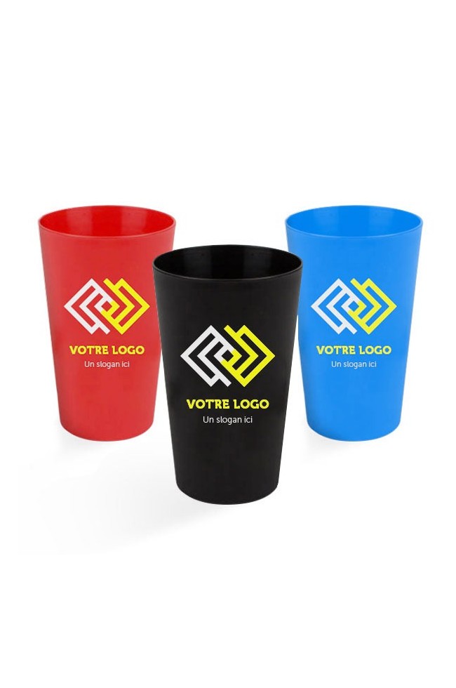 Gobelets de couleurs graduée 100% personnalisable