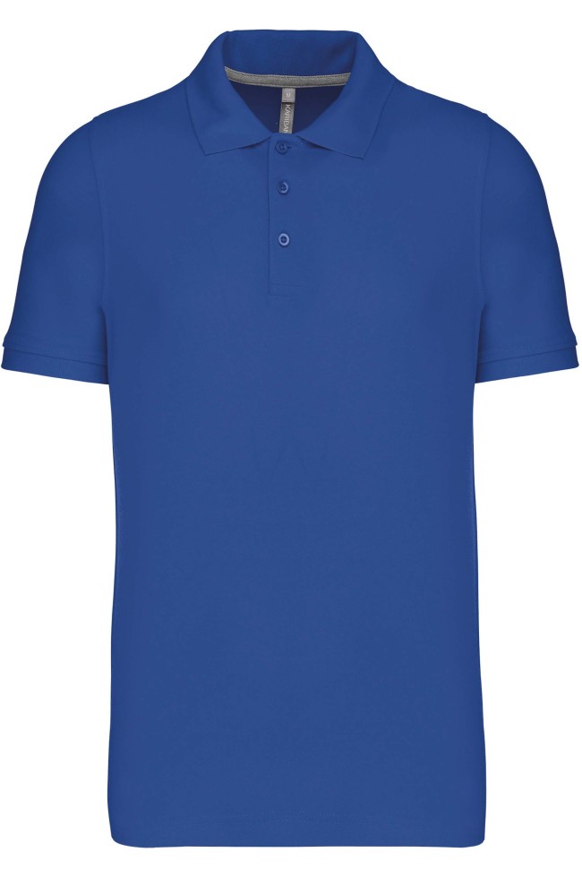 polo manches courtes bleu pour homme
