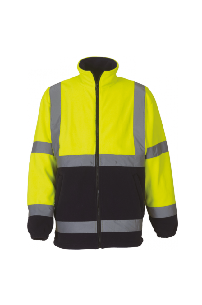 Veste Polaire Haute Visibilité confortable et bicolore