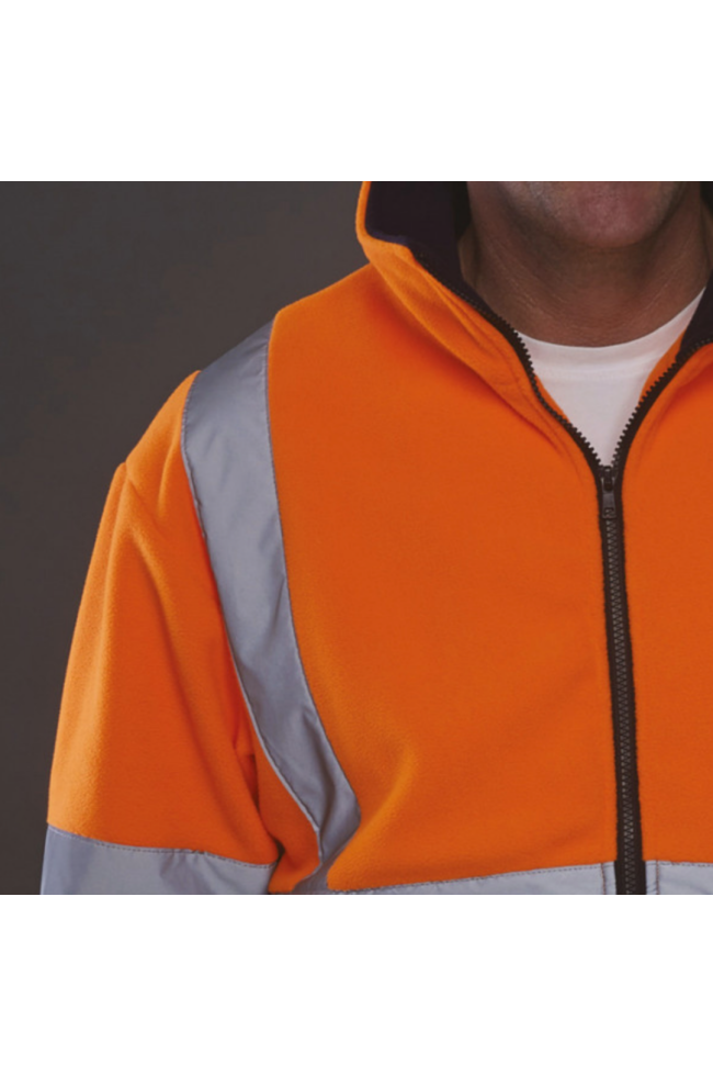 Veste Polaire Haute Visibilité chaude confortable et 100% personnalisable