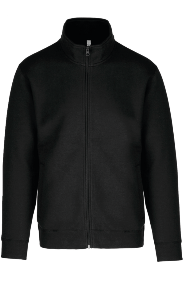 veste molleton gratté femme noir