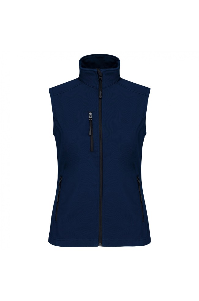 bodywarmer Navy sans manches femme personnalisable