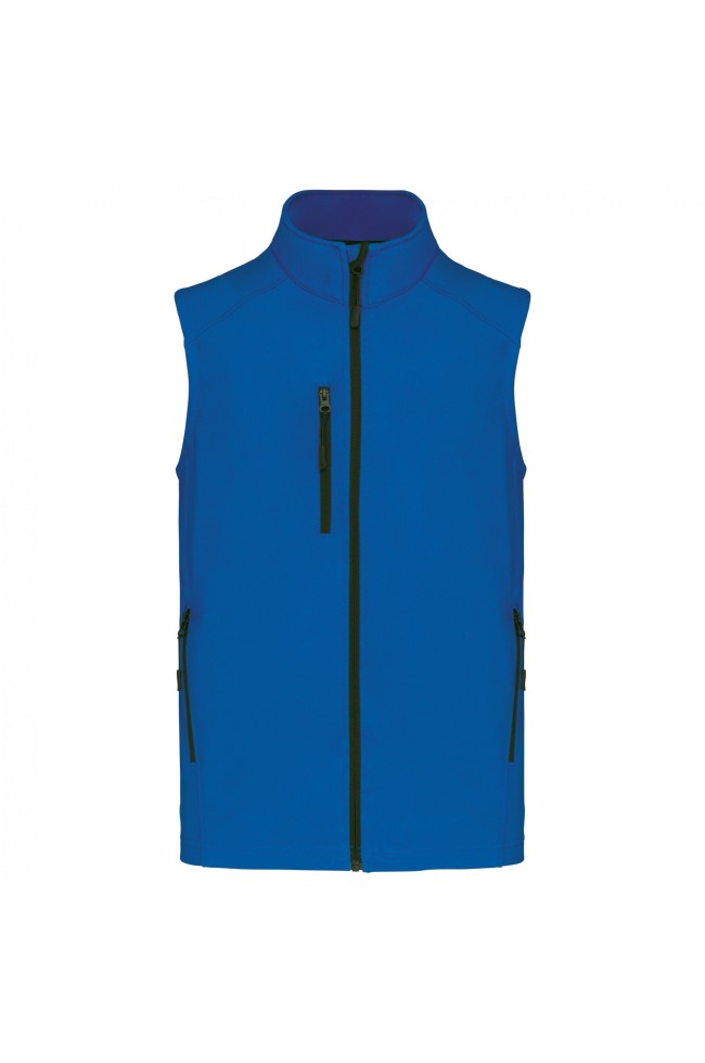 bodywarmer Aqua Bleu pour homme personnalisable