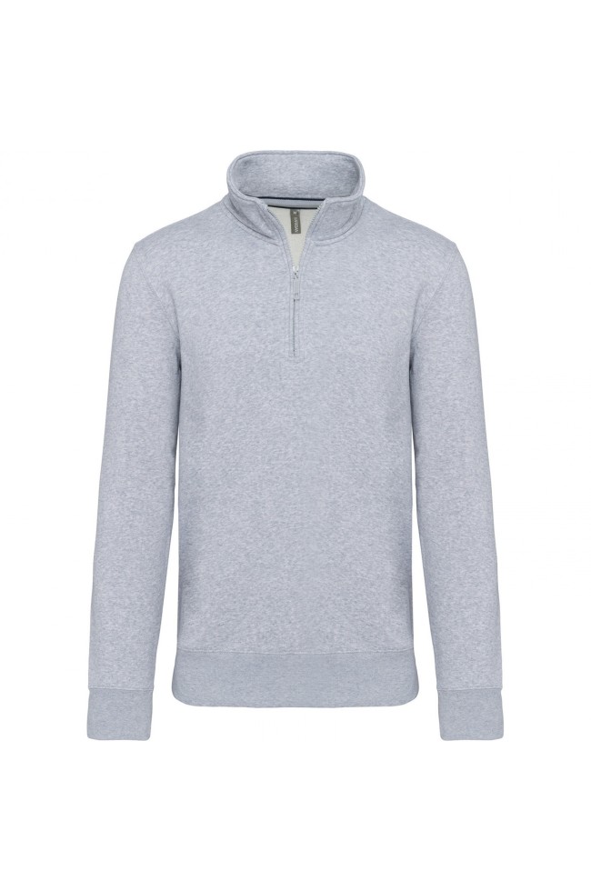 Sweat zippé Oxford grey