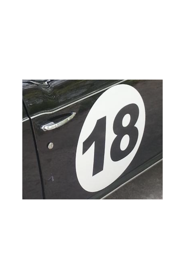 numéro rond course automobile