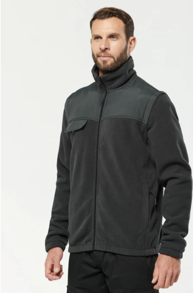 Veste polaire de travail Homme noir