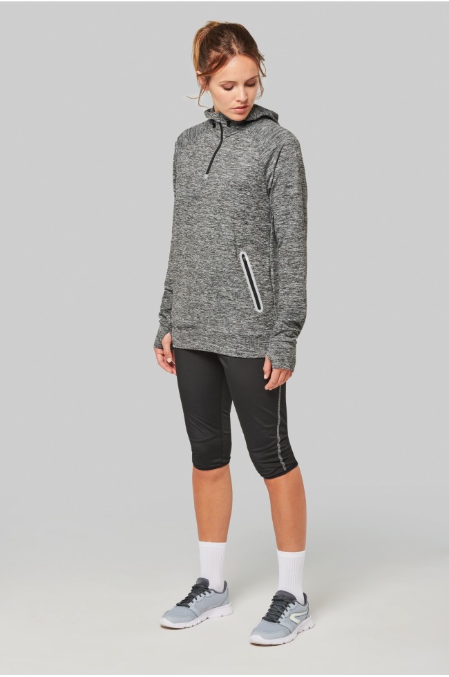 Sweat-shirt à capuche 1/4 zip sport unisexe personnalisable| 150 Cover