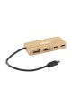 Port USB 2.0 Fira Bamboo Hub | 150 Cover