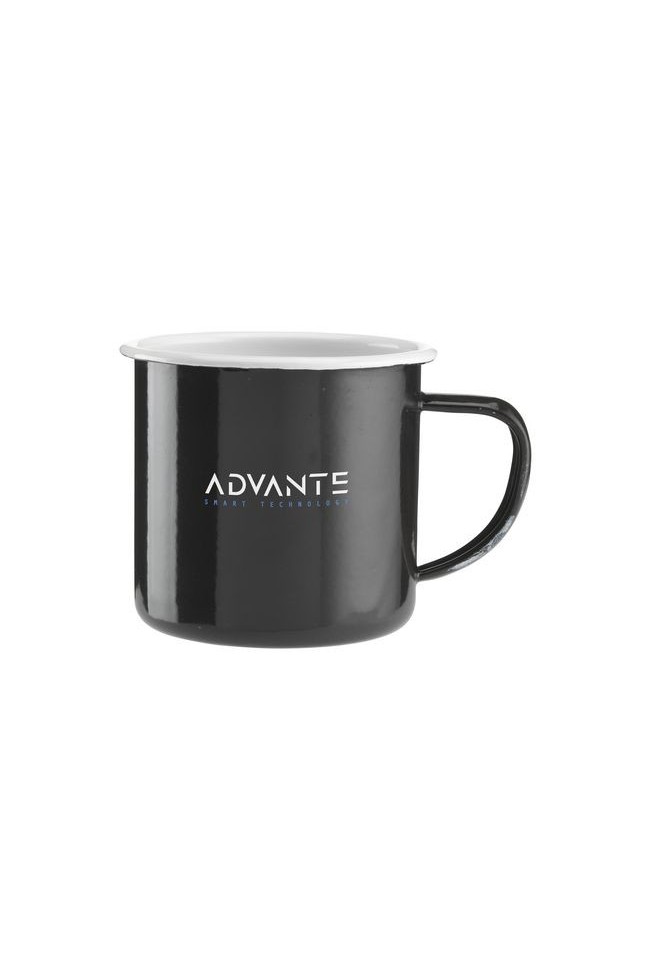 Mug Retro Émail Vintage noir