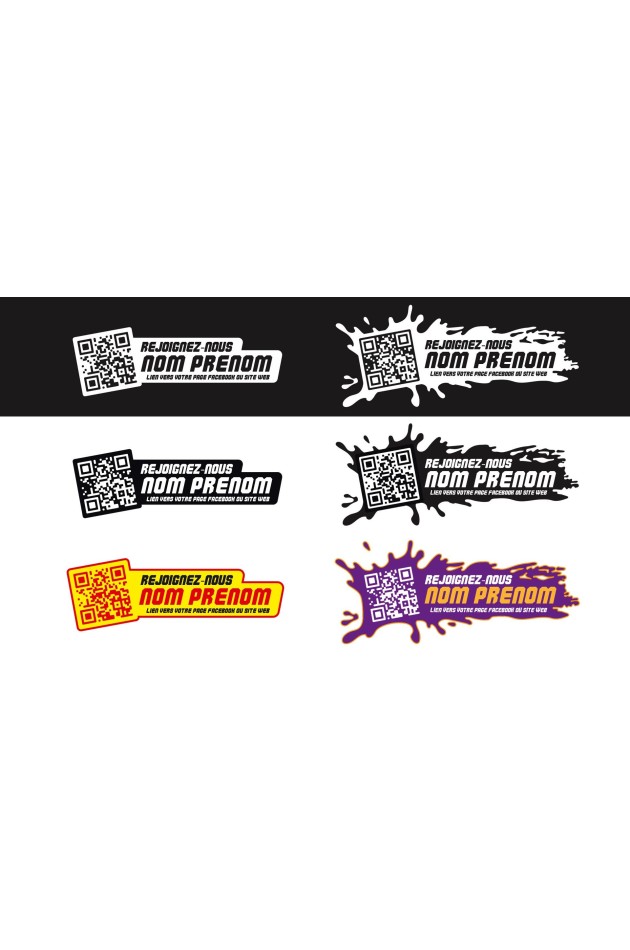 6 Stickers Réseaux Sociaux personnalisable | 150 Cover