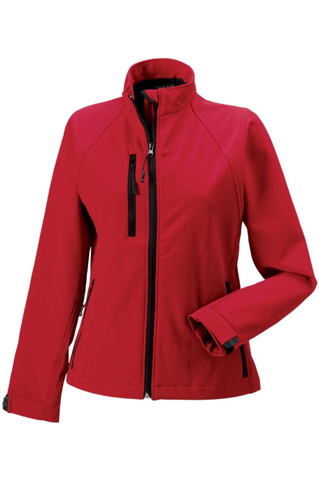 Veste Softshell Russell pour Femme rouge