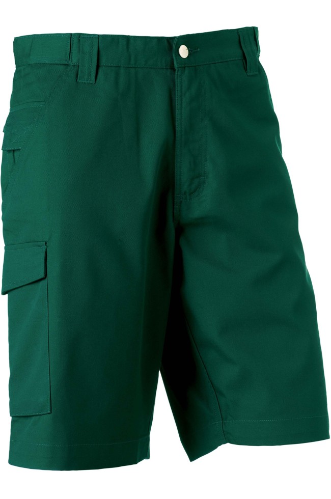 Short de travail Russel vert avec multiples poches